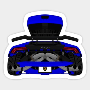 HURACAN DARK-BLUE Sticker